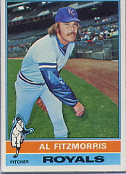 1976 Topps Baseball Cards      144     Al Fitzmorris